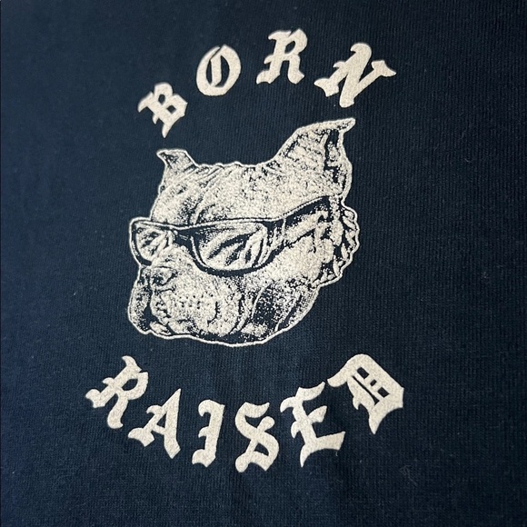 BORN X RAISED Bulldog Dark Navy - Picture 4 of 9